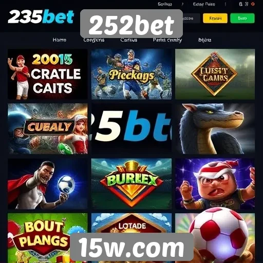 Principais jogos disponíveis na plataforma 252bet